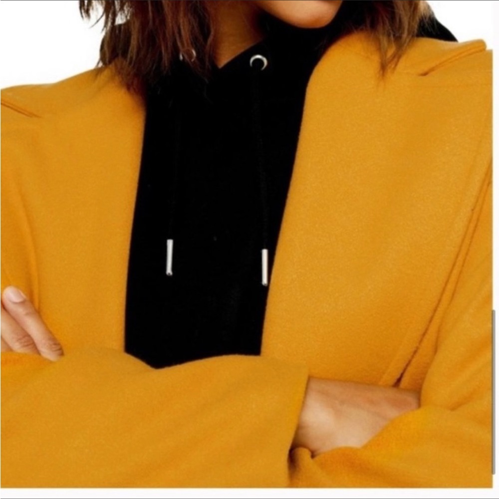 NWT Topshop Carly Boyfriend Slouchy Coat Size 8 - Picture 3 of 6
